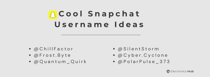 Cool Snapchat Usernames