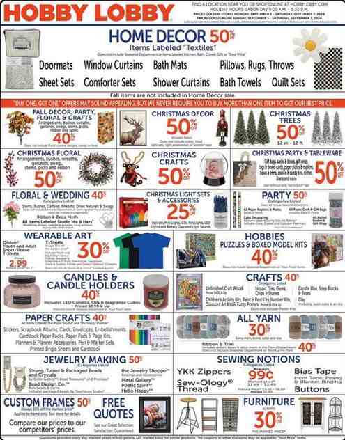 Hobby Lobby This Week Ad