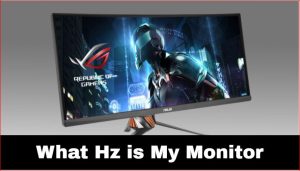 how to check monitor hertz